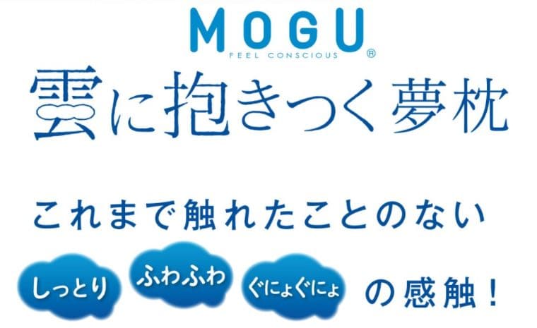 MOGUの抱き枕をレビュー