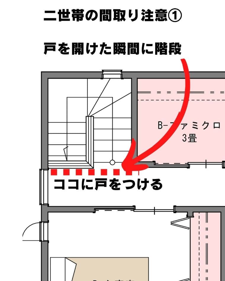 普通の家を二世帯にリフォーム